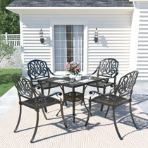 Patio table and online chairs wayfair